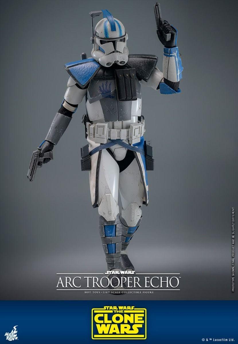 HOTTMS133 Star Wars: The Clone Wars - Arc Trooper Echo 1:6 Scale Collectible Action Figure - Hot Toys - Titan Pop Culture