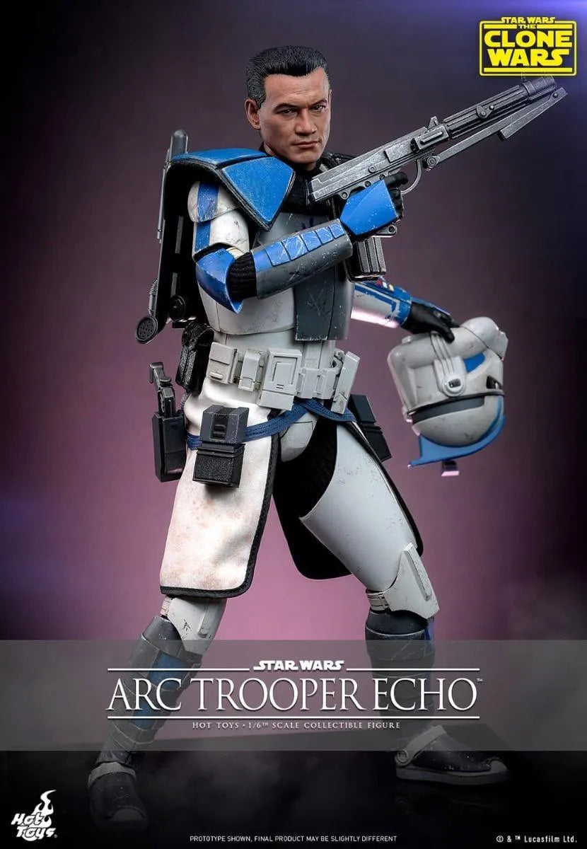 HOTTMS133 Star Wars: The Clone Wars - Arc Trooper Echo 1:6 Scale Collectible Action Figure - Hot Toys - Titan Pop Culture