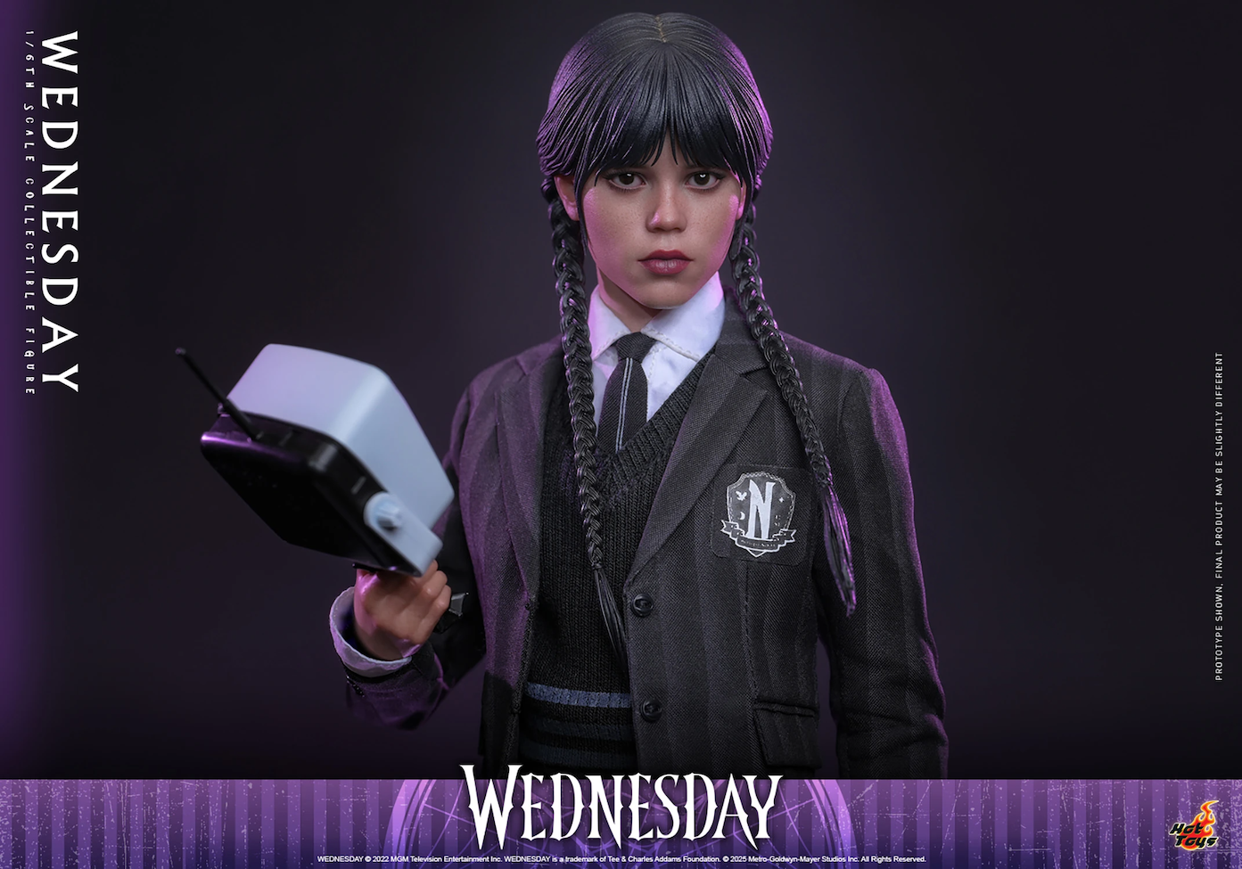 Wednesday - Wednesday Addams 1:6 Scale Collectable Action Figure