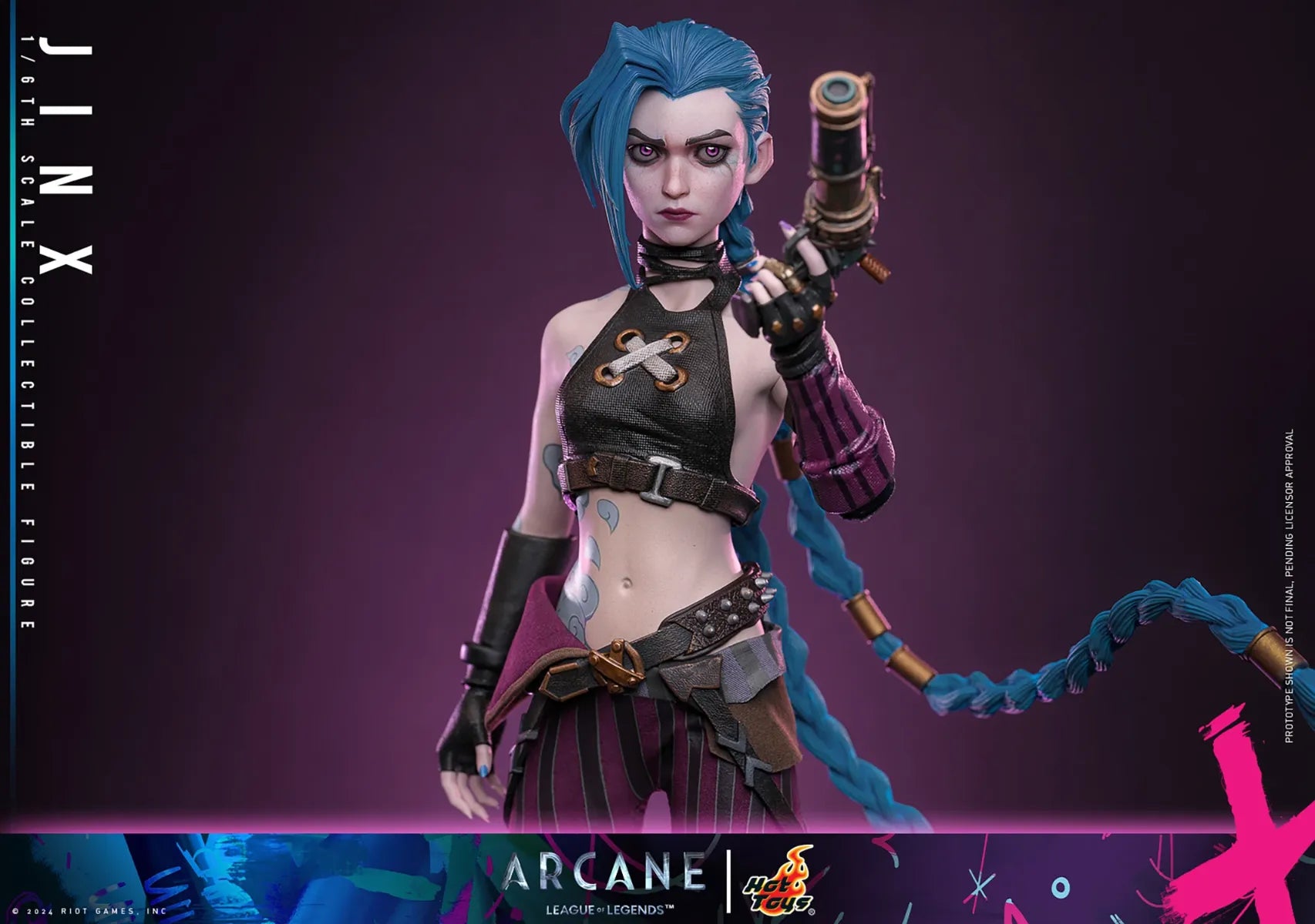 HOTTMS137 Arcane: League of Legends (TV) - Jinx 1:6 Scale Collectable Action Figure - Hot Toys - Titan Pop Culture