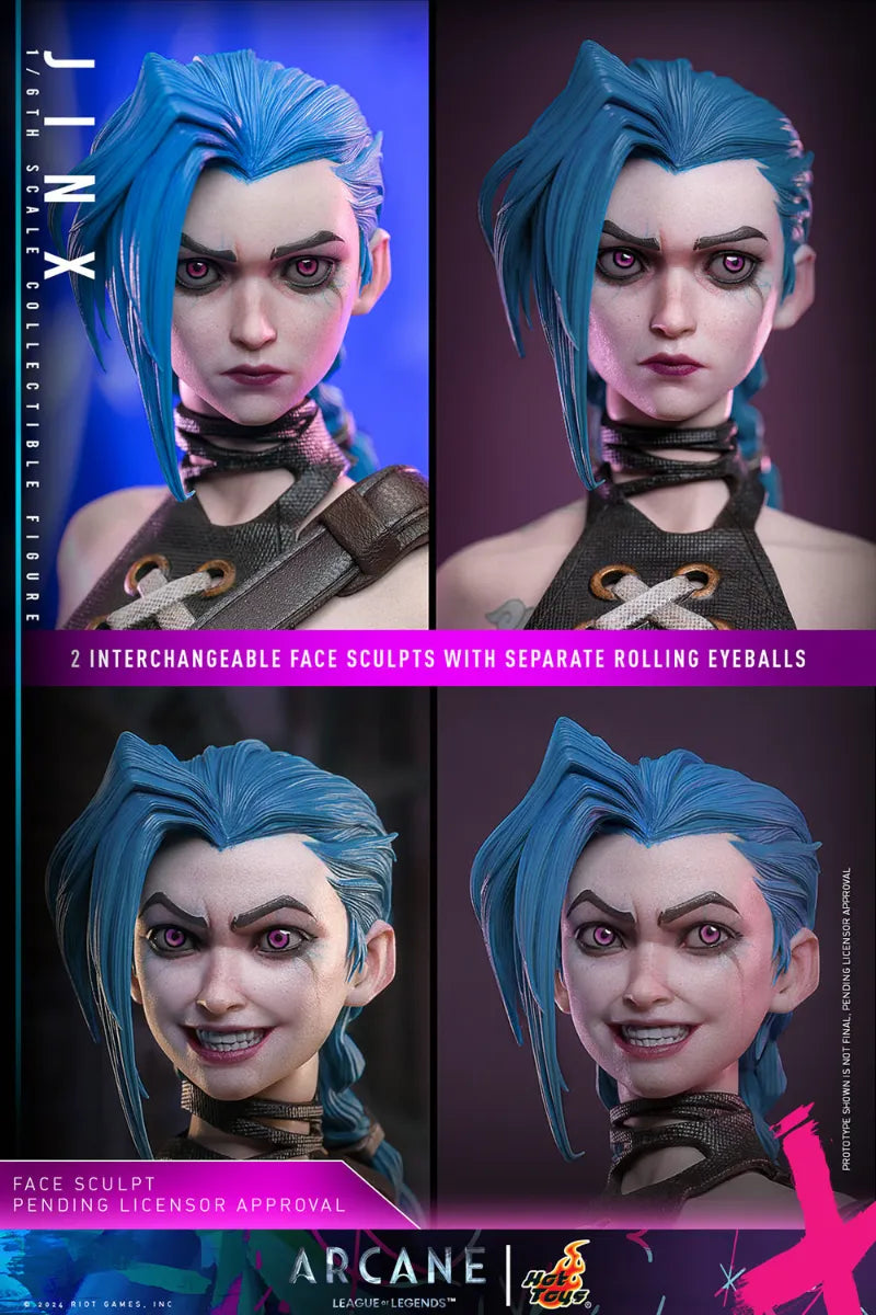 HOTTMS137 Arcane: League of Legends (TV) - Jinx 1:6 Scale Collectable Action Figure - Hot Toys - Titan Pop Culture