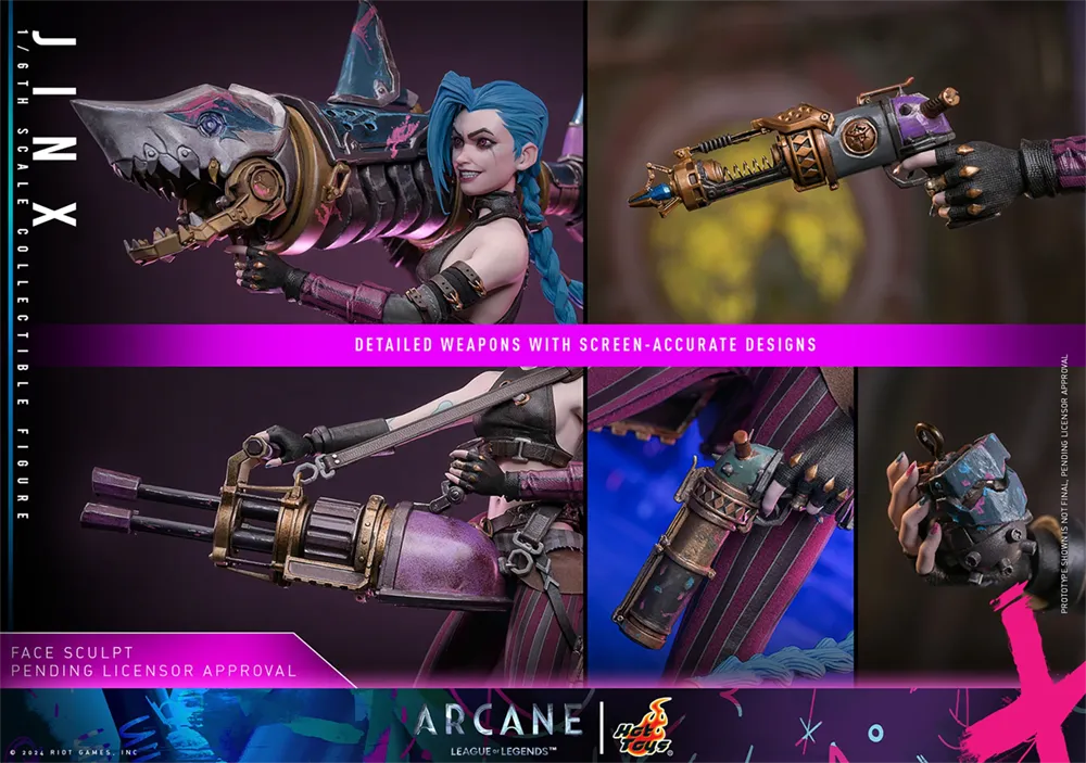 HOTTMS137 Arcane: League of Legends (TV) - Jinx 1:6 Scale Collectable Action Figure - Hot Toys - Titan Pop Culture