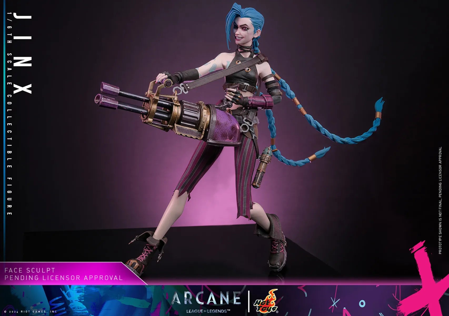 HOTTMS137 Arcane: League of Legends (TV) - Jinx 1:6 Scale Collectable Action Figure - Hot Toys - Titan Pop Culture