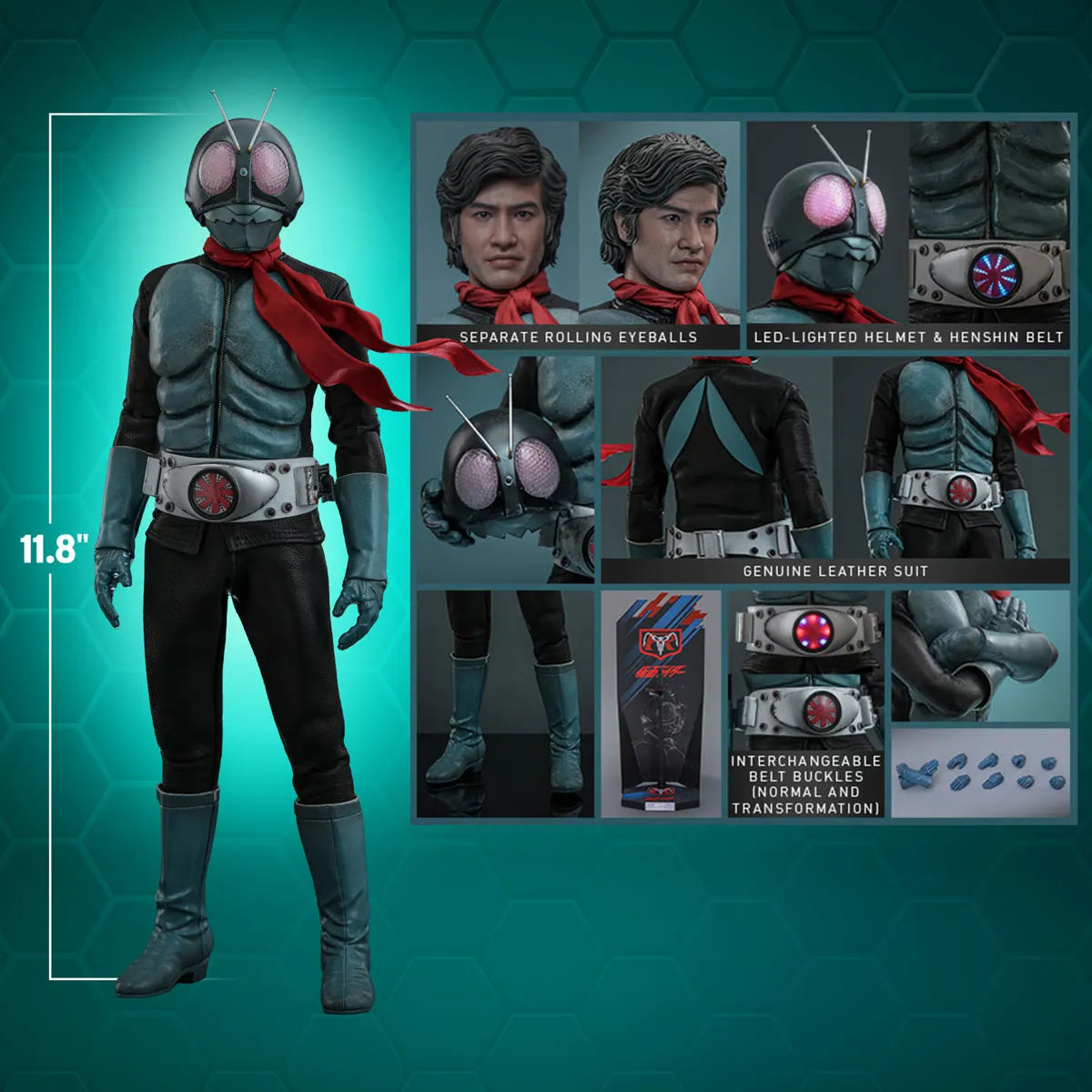 HOTTMS144 Kamen Rider - No.1 1:6 Scale Collectable Action Figure - Hot Toys - Titan Pop Culture