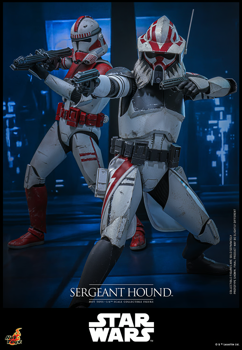 Star Wars: The Clone Wars - Sergeant Hound 1:6 Scale Collectable Action Figure
