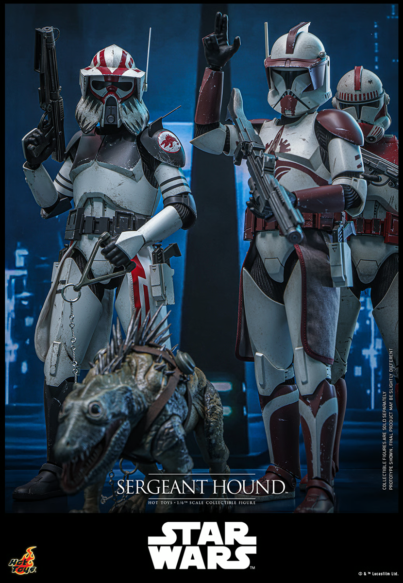 Star Wars: The Clone Wars - Sergeant Hound 1:6 Scale Collectable Action Figure