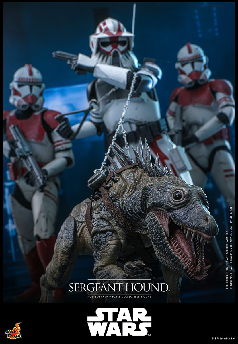Star Wars: The Clone Wars - Sergeant Hound 1:6 Scale Collectable Action Figure