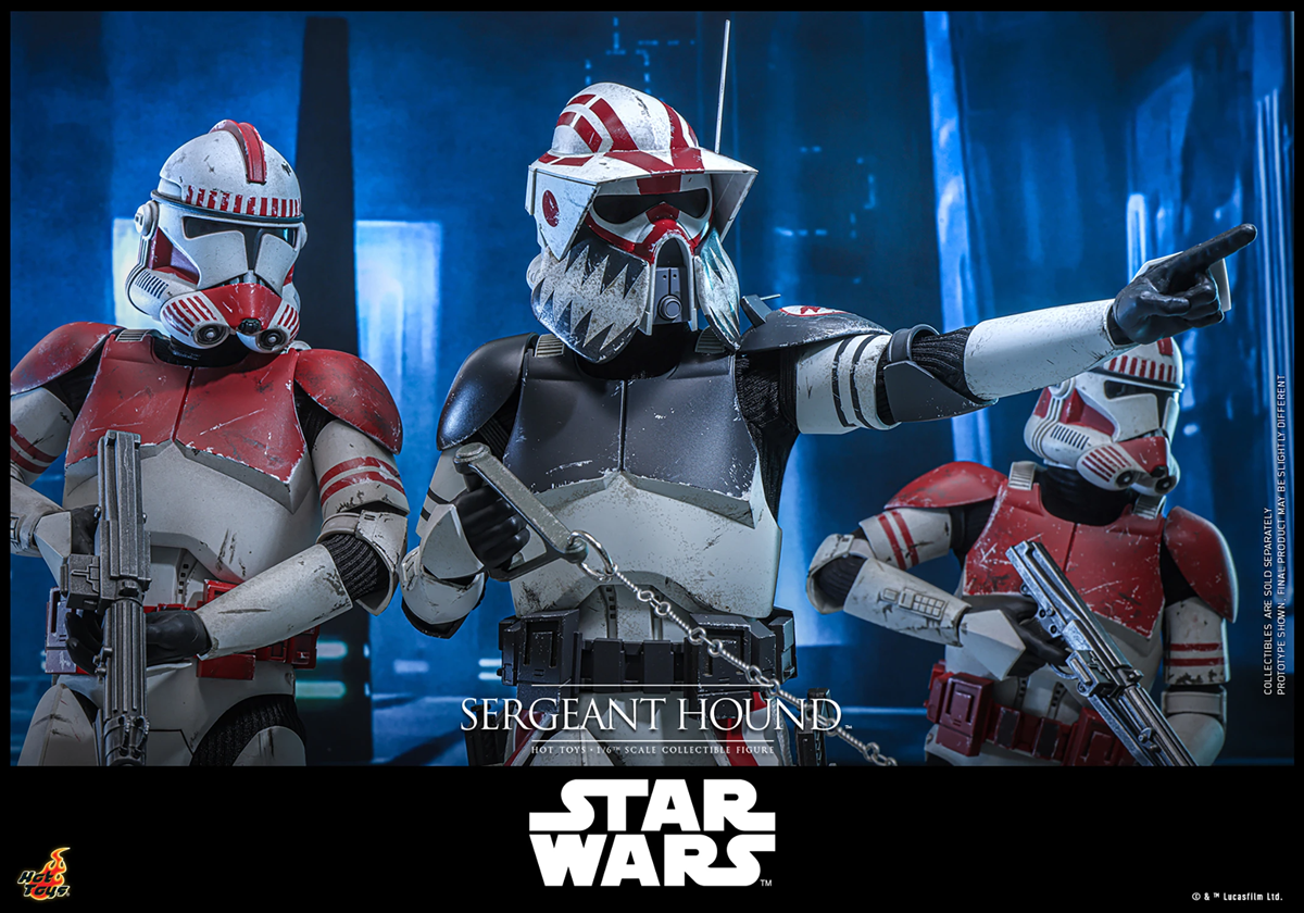Star Wars: The Clone Wars - Sergeant Hound 1:6 Scale Collectable Action Figure