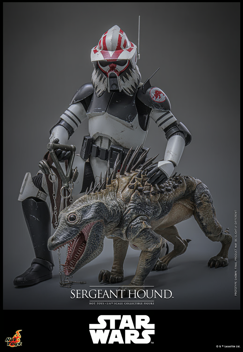 Star Wars: The Clone Wars - Sergeant Hound 1:6 Scale Collectable Action Figure