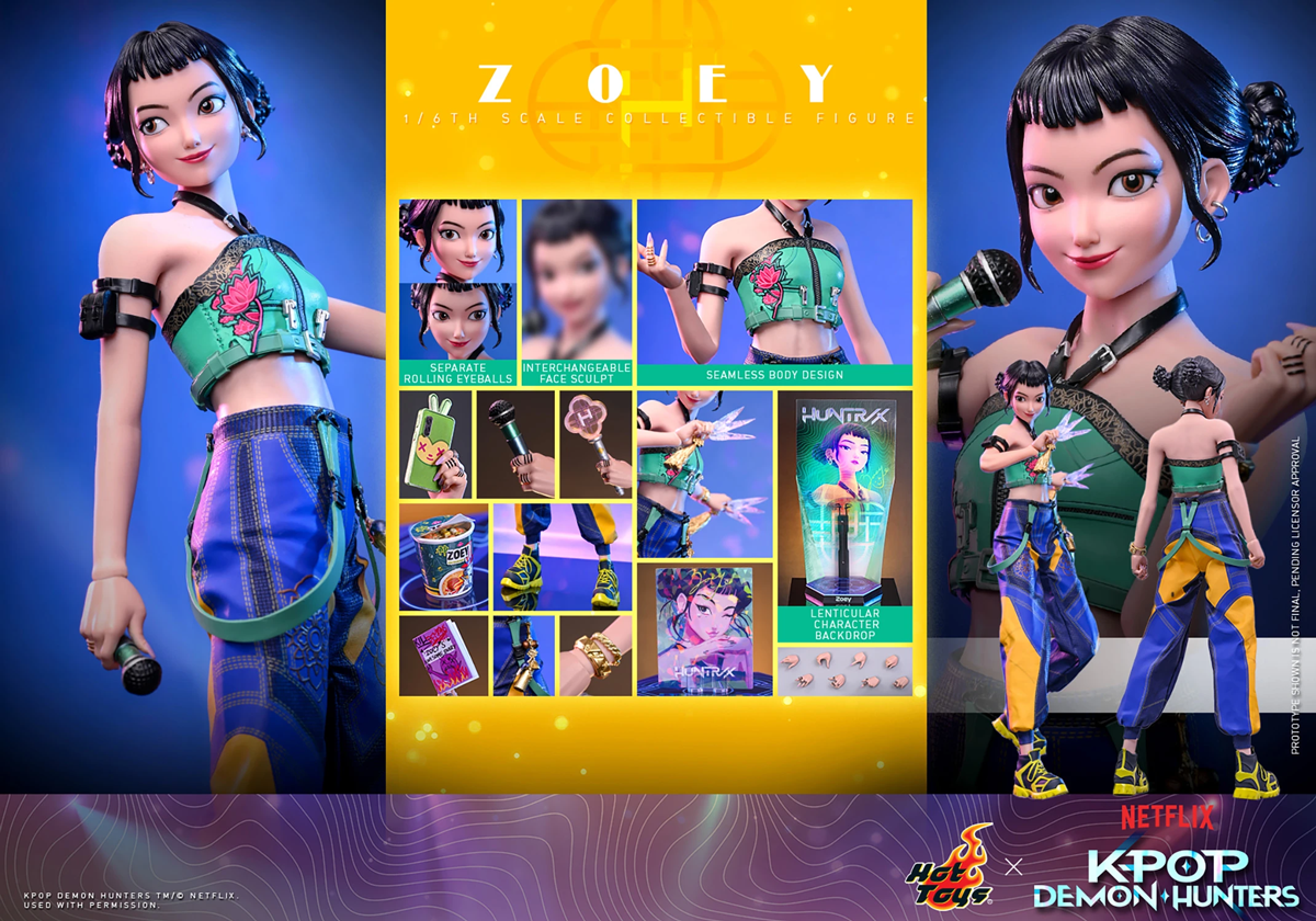 K-Pop恶魔猎人 - Zoey 1:6比例收藏级可动人偶