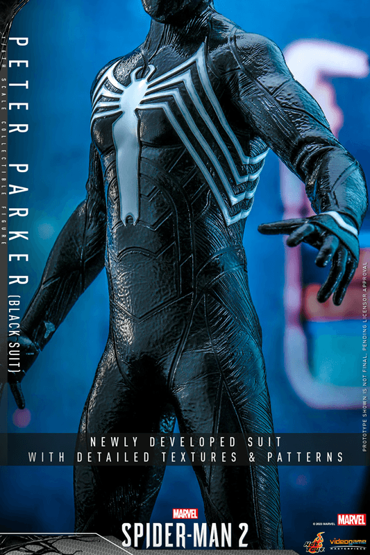 HOTVGM56 Spider-Man 2 (Video Game 2023) - Peter Parker (Black Suit) 1:6 Scale Action Figure - Hot Toys - Titan Pop Culture