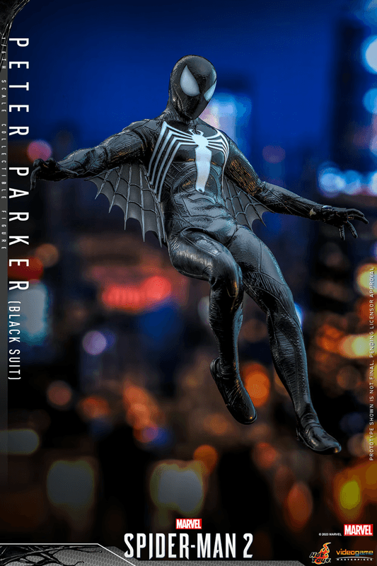 HOTVGM56 Spider-Man 2 (Video Game 2023) - Peter Parker (Black Suit) 1:6 Scale Action Figure - Hot Toys - Titan Pop Culture