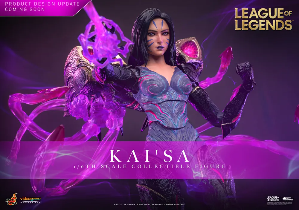 HOTVGM57 League Of Legends - Kai'Sa 1:6 Scale Collectable Action Figure - Pure Arts - Titan Pop Culture