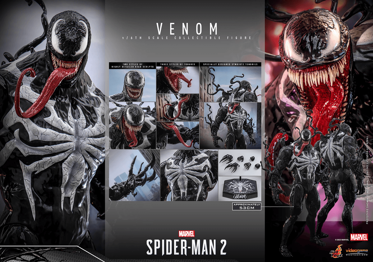 HOTVGM59 Spider-man 2 (Video Game 2023) - Venom 1:6 Scale Action Figure - Hot Toys - Titan Pop Culture