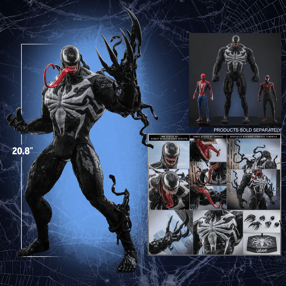 HOTVGM59 Spider-man 2 (Video Game 2023) - Venom 1:6 Scale Action Figure - Hot Toys - Titan Pop Culture