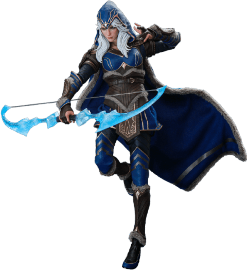 HOTVGM60 League of Legends - Ashe 1:6 Scale Collectable Action Figure - Hot Toys - Titan Pop Culture