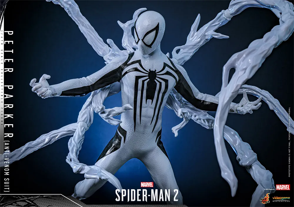 HOTVGM69 SpiderMan 2 (VG'23) - Peter Parker (Anti-Venom Suit) 1:6 Figure - Hot Toys - Titan Pop Culture