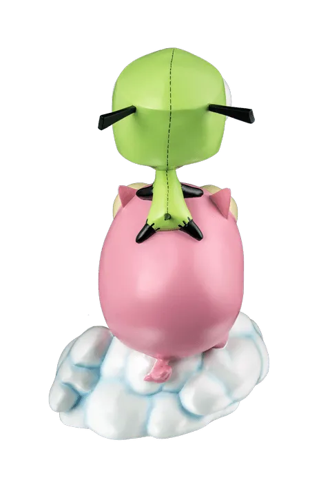 IKO0663 Invader Zim - GIR on Pig Statue - Ikon Collectables - Titan Pop Culture