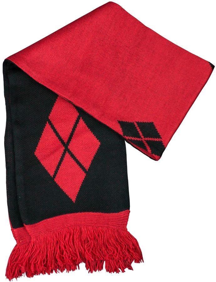 IKO0750 Batman - Harley Quinn Diamond Pattern Scarf - Ikon Collectables - Titan Pop Culture