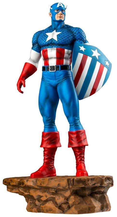 IKO0839 Captain America - Captain America with Interchangeable Shield Limited Edition 1:6 Scale Statue - Ikon Collectables - Titan Pop Culture