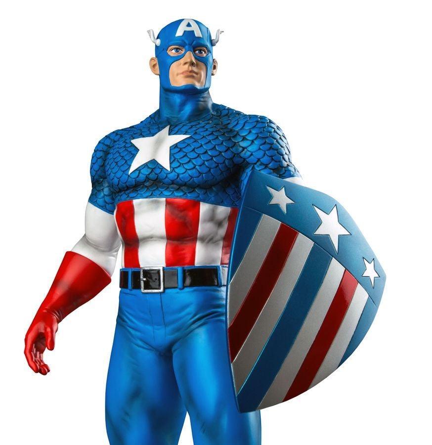 IKO0839 Captain America - Captain America with Interchangeable Shield Limited Edition 1:6 Scale Statue - Ikon Collectables - Titan Pop Culture