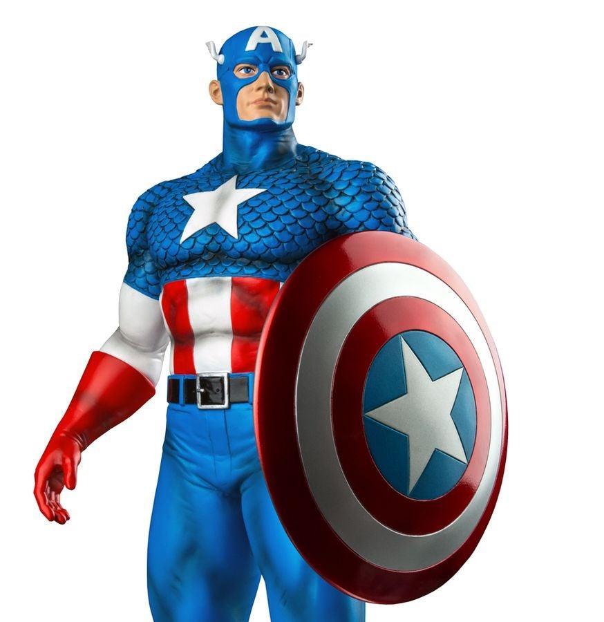 IKO0839 Captain America - Captain America with Interchangeable Shield Limited Edition 1:6 Scale Statue - Ikon Collectables - Titan Pop Culture