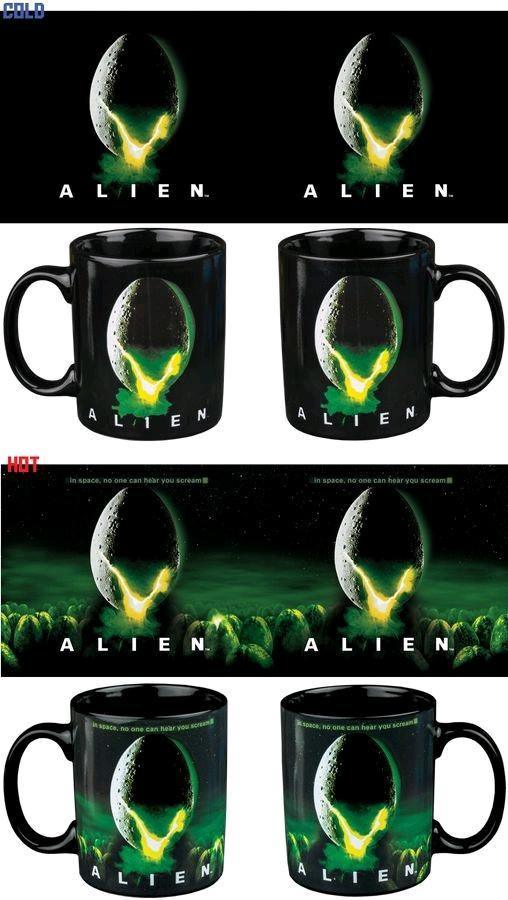 IKO0973 Alien - Egg Logo Heat Change Mug - Ikon Collectables - Titan Pop Culture