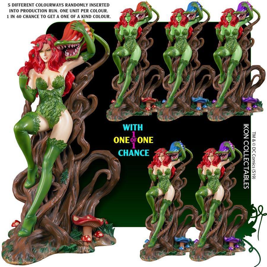 IKO1049 Batman - Poison Ivy on Vine Throne with Killer Flower Statue (with 1-of-1 Chance) - Ikon Collectables - Titan Pop Culture