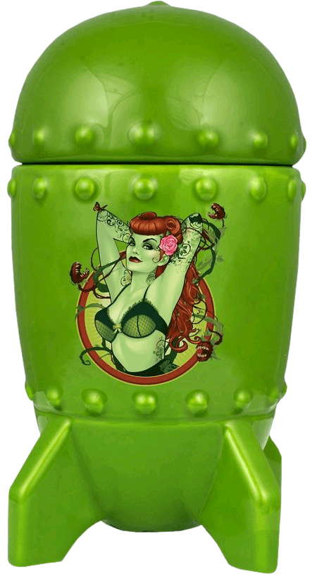 IKO1221 DC Comics Bombshells - Poison Ivy 3D Bombshell Mug with Lid - Ikon Collectables - Titan Pop Culture