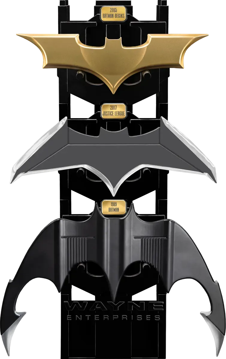 IKO1402 Batman Begins - Batarang Metal Replica - Ikon Collectables - Titan Pop Culture