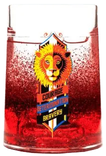 IKO1903 Harry Potter - Gryffindor House Liquid Glitter Tumbler - Ikon Collectables - Titan Pop Culture