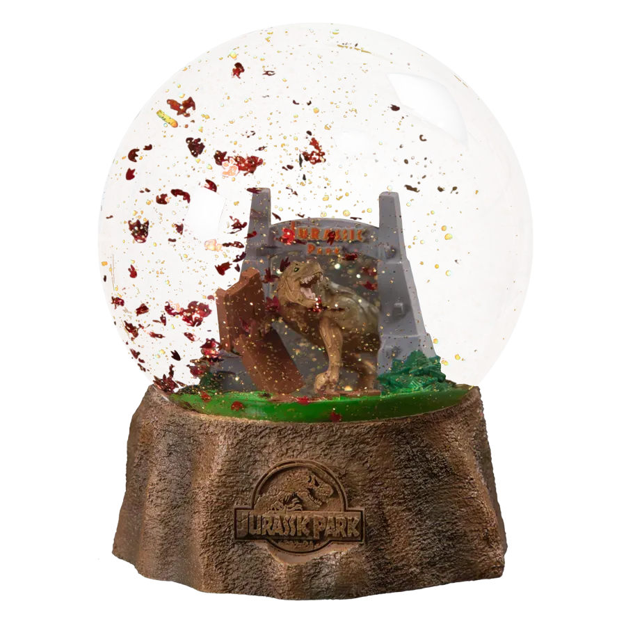 IKO1921 Jurassic Park - T-Rex Snowglobe - Ikon Collectables - Titan Pop Culture