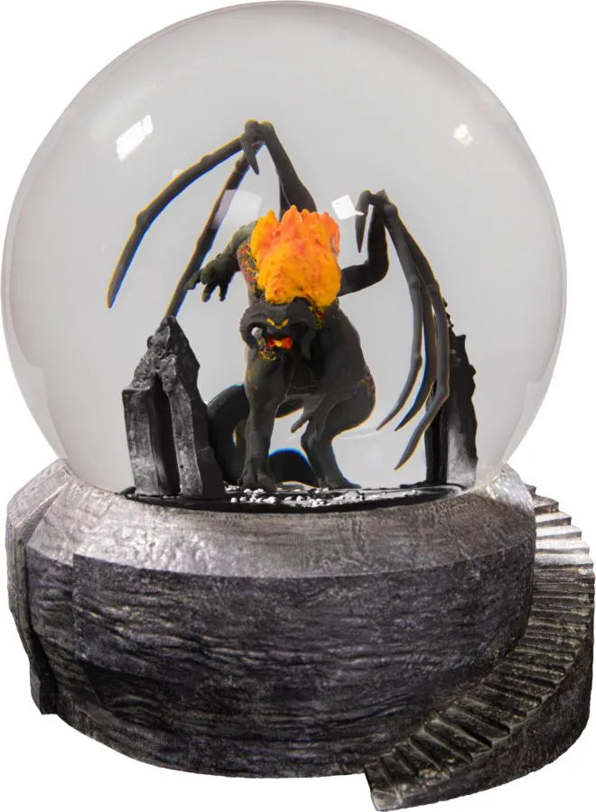 IKO1939 The Lord of the Rings - Light-up Balrog Snow Globe - Ikon Collectables - Titan Pop Culture