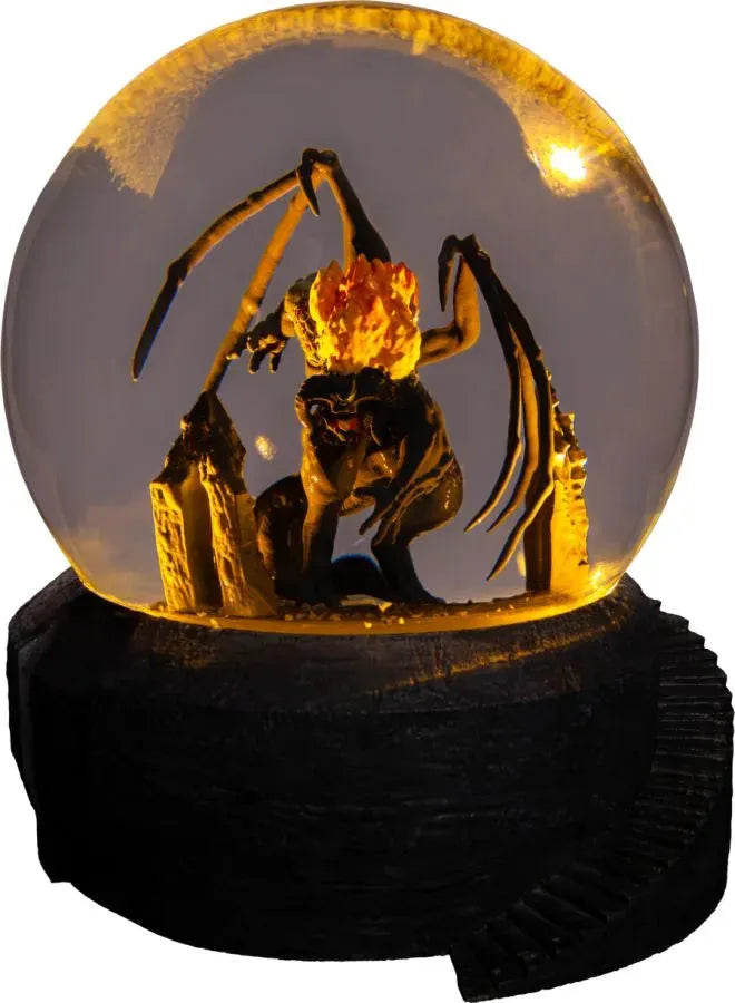 IKO1939 The Lord of the Rings - Light-up Balrog Snow Globe - Ikon Collectables - Titan Pop Culture