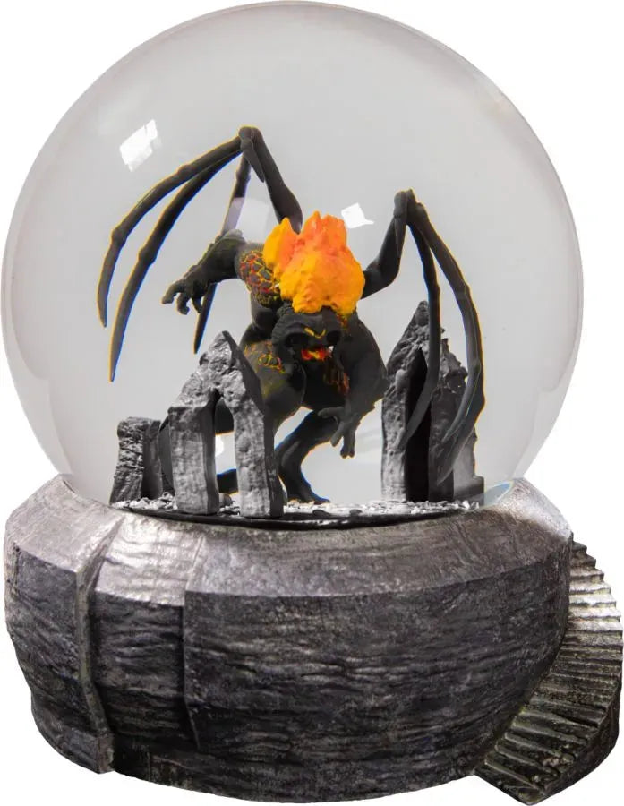 IKO1939 The Lord of the Rings - Light-up Balrog Snow Globe - Ikon Collectables - Titan Pop Culture