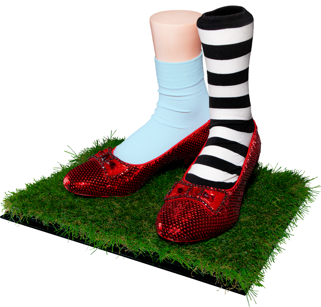Wizard of Oz - Dorothy and Wicked Witch's Replica Ruby Slippers