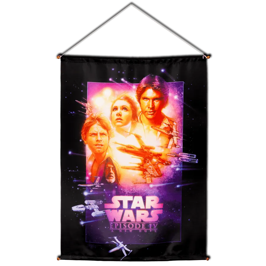 IKO2027 Star Wars - A New Hope Movie Poster Banner - Ikon Collectables - Titan Pop Culture