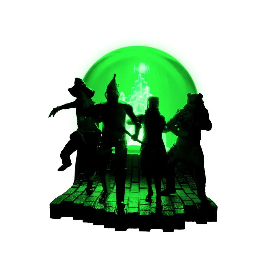 IKO2031 Wizard of Oz - Characters Light-up Snow Globe - Ikon Collectables - Titan Pop Culture
