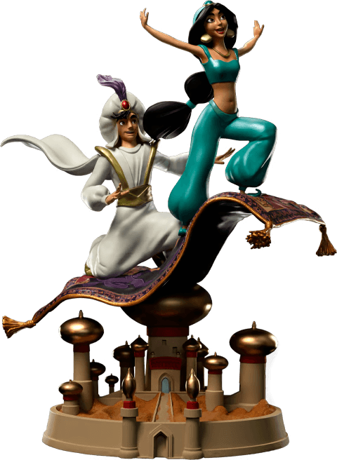 IR053851 Disney - Aladdin & Jasmine 1:10 Statue - Iron Studios - Titan Pop Culture