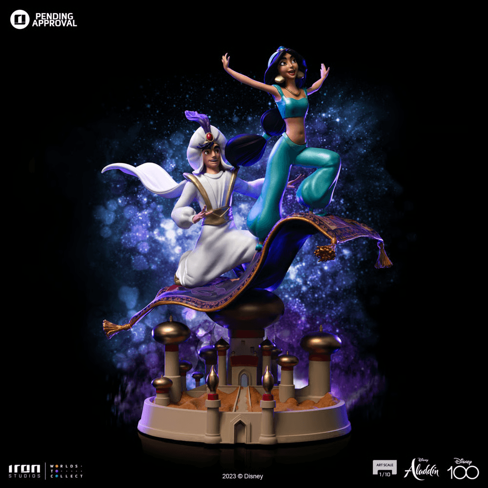 IR053851 Disney - Aladdin & Jasmine 1:10 Statue - Iron Studios - Titan Pop Culture