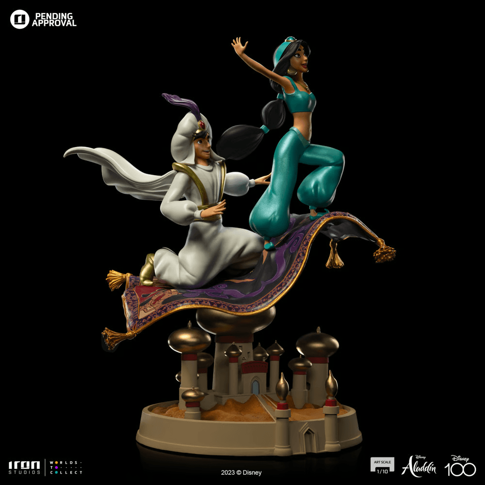 IR053851 Disney - Aladdin & Jasmine 1:10 Statue - Iron Studios - Titan Pop Culture