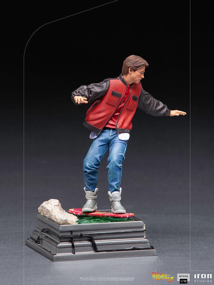 Back to the Future Part II - Marty on Hoverboard 1:10 Scale Statue  Iron Studios Titan Pop Culture