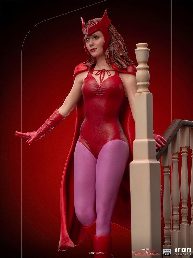 IRO28433 WandaVision - Wanda (Halloween) 1:10 Scale Statue - Iron Studios - Titan Pop Culture