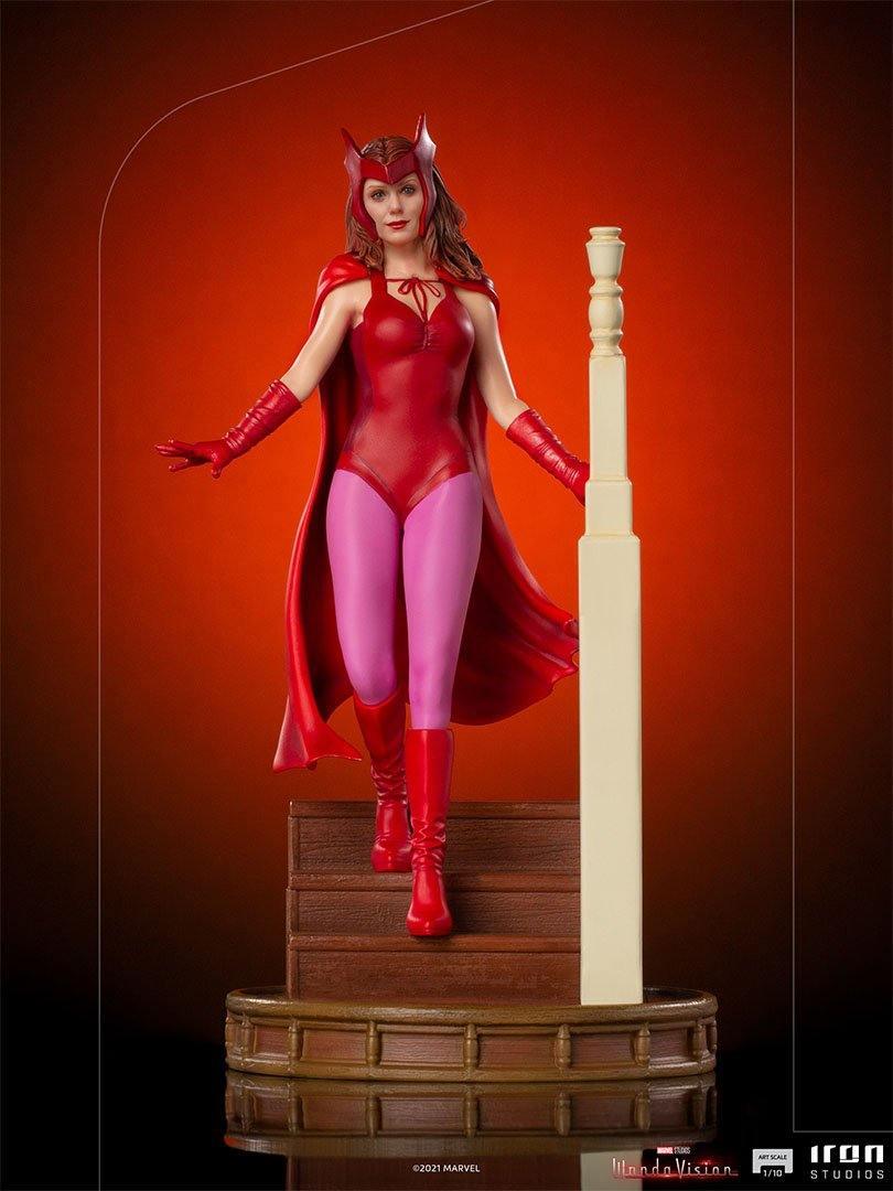 IRO28433 WandaVision - Wanda (Halloween) 1:10 Scale Statue - Iron Studios - Titan Pop Culture