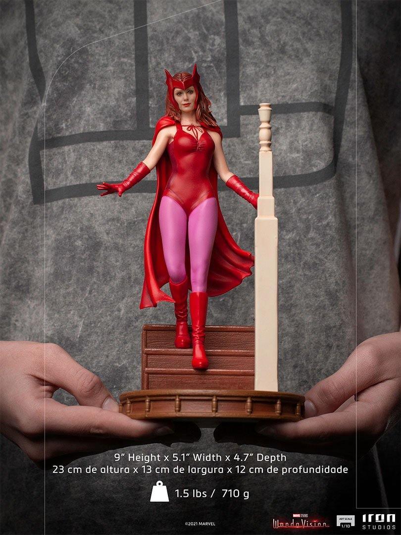 IRO28433 WandaVision - Wanda (Halloween) 1:10 Scale Statue - Iron Studios - Titan Pop Culture