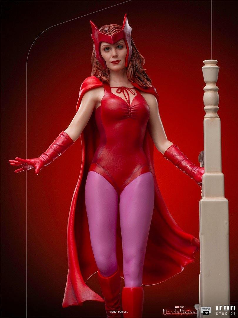 IRO28433 WandaVision - Wanda (Halloween) 1:10 Scale Statue - Iron Studios - Titan Pop Culture