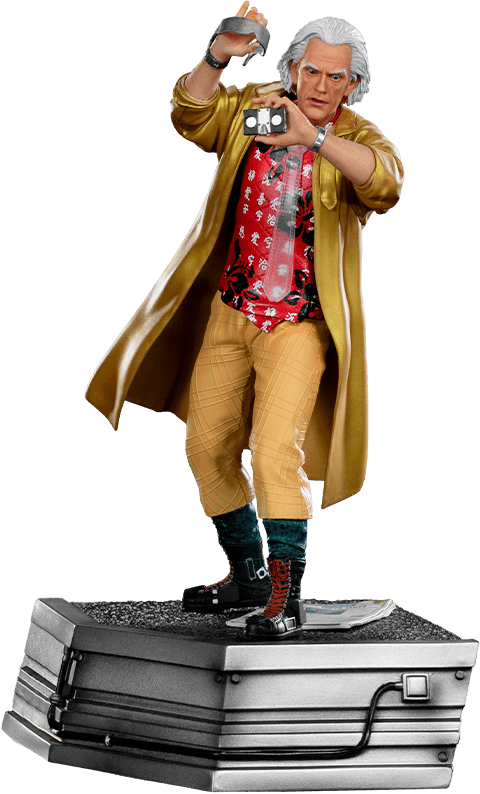 IRO28617 Back to the Future - Doc Brown 1:10 Scale Statue - Iron Studios - Titan Pop Culture