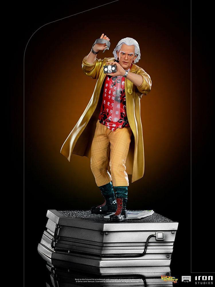 IRO28617 Back to the Future - Doc Brown 1:10 Scale Statue - Iron Studios - Titan Pop Culture