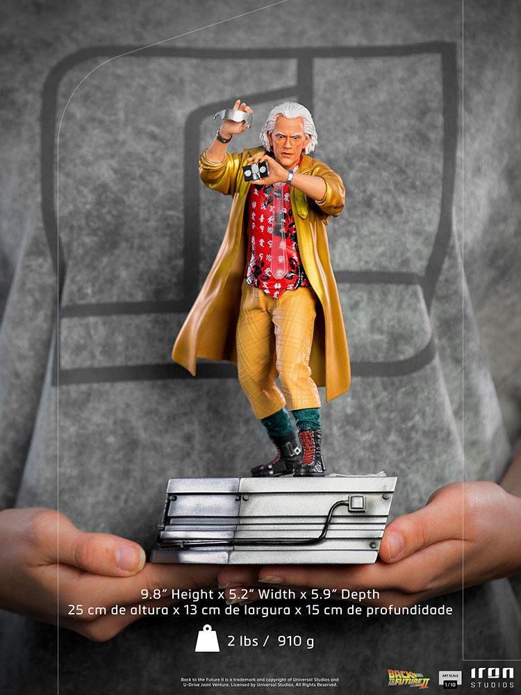 IRO28617 Back to the Future - Doc Brown 1:10 Scale Statue - Iron Studios - Titan Pop Culture