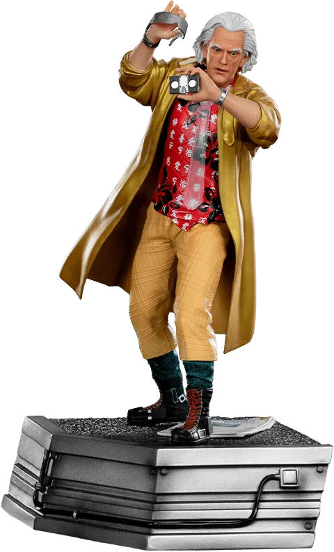 IRO28617 Back to the Future - Doc Brown 1:10 Scale Statue - Iron Studios - Titan Pop Culture